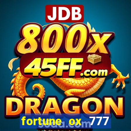 fortune ox 777 fortuna 77